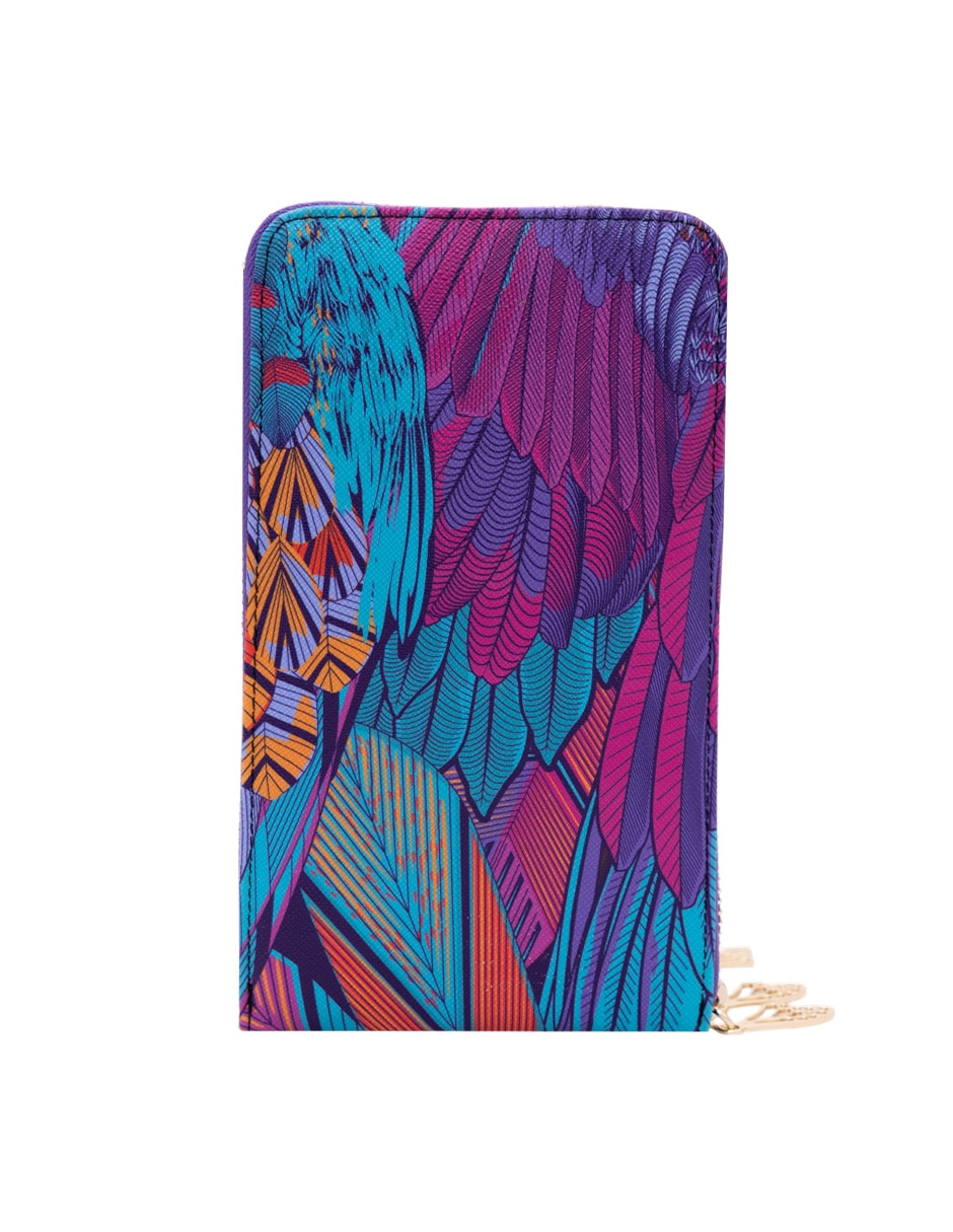 Bolsa crossbody Guacamaya de piel para mujer