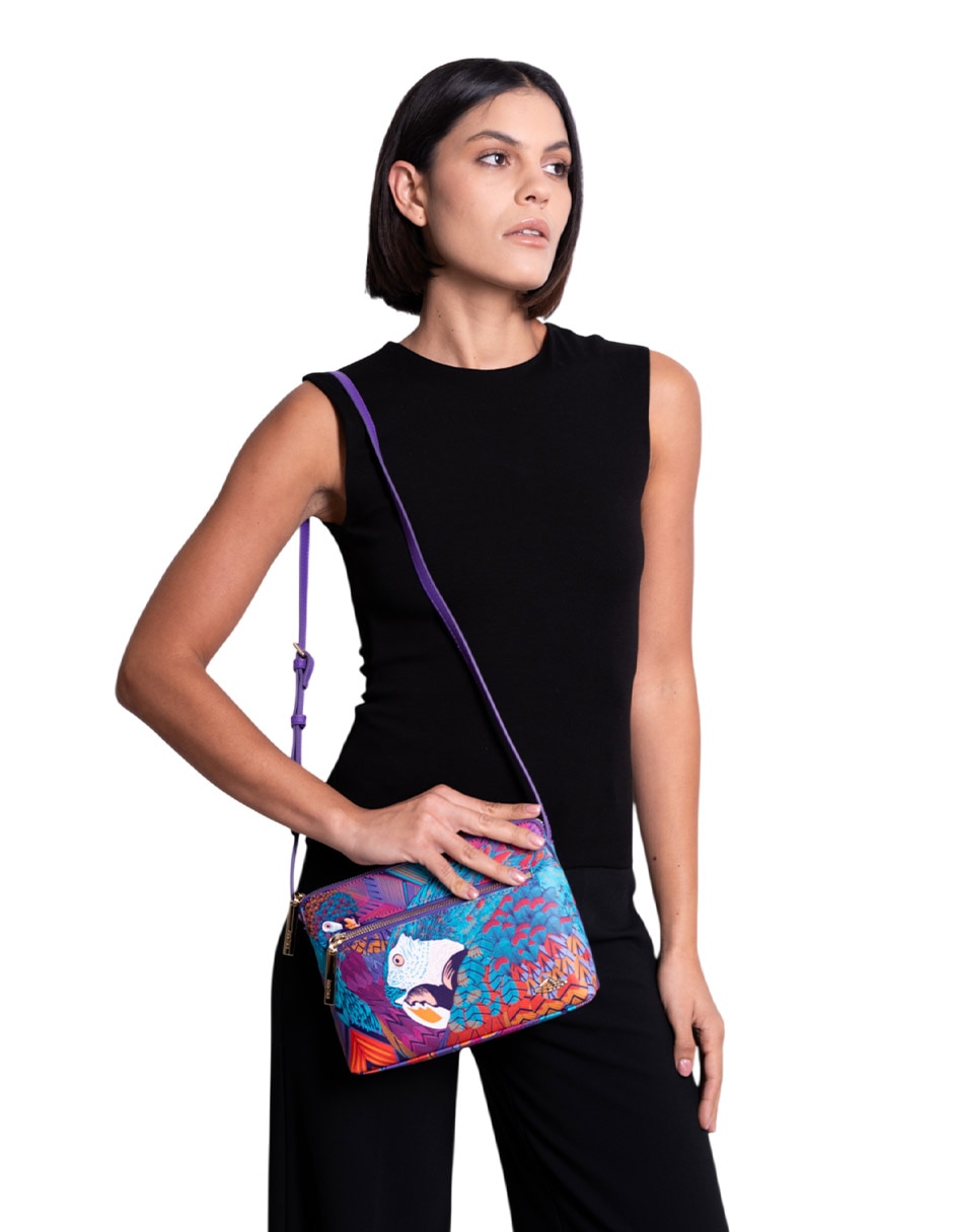 Bolsa crossbody Guacamaya para mujer