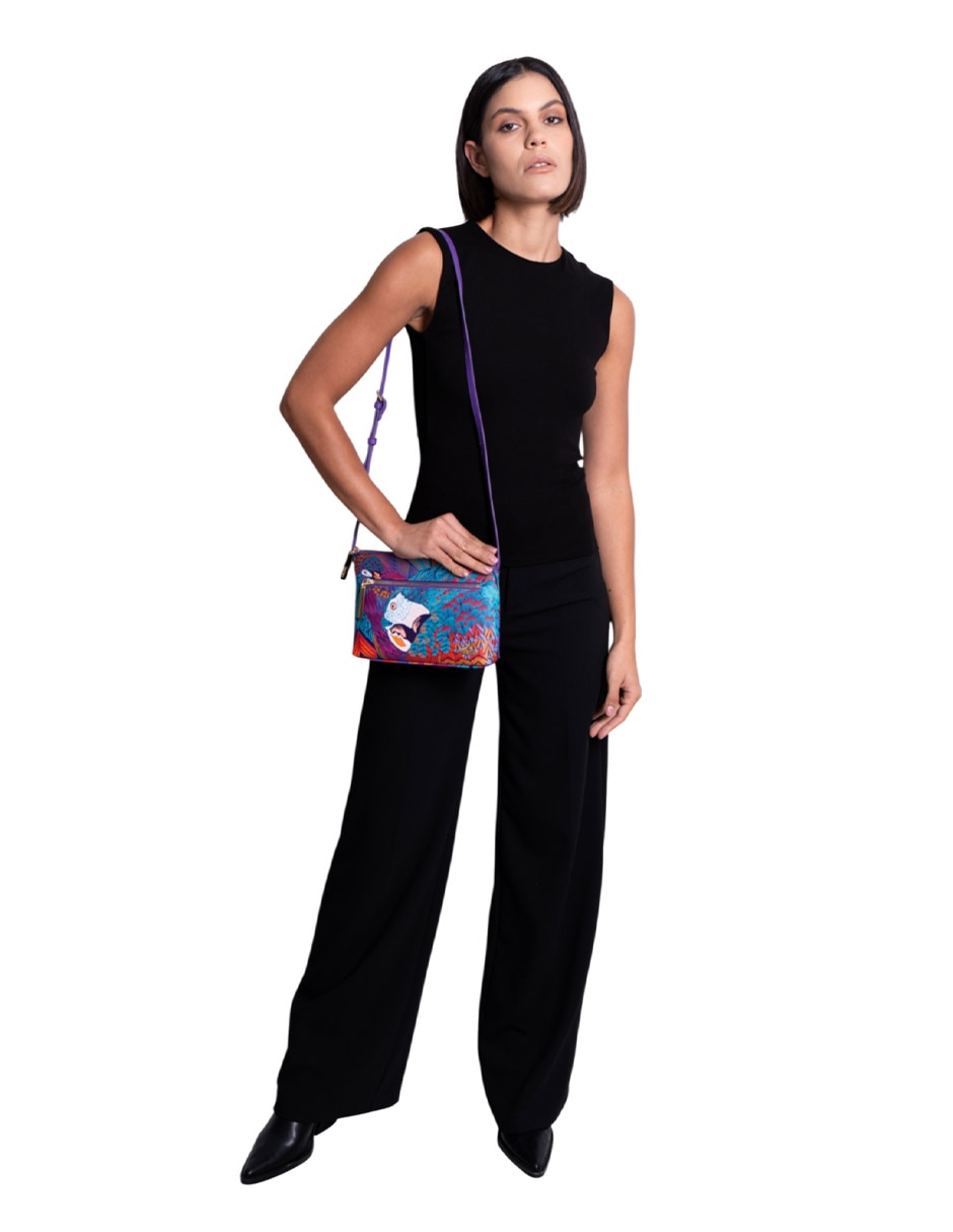 Bolsa crossbody Guacamaya para mujer
