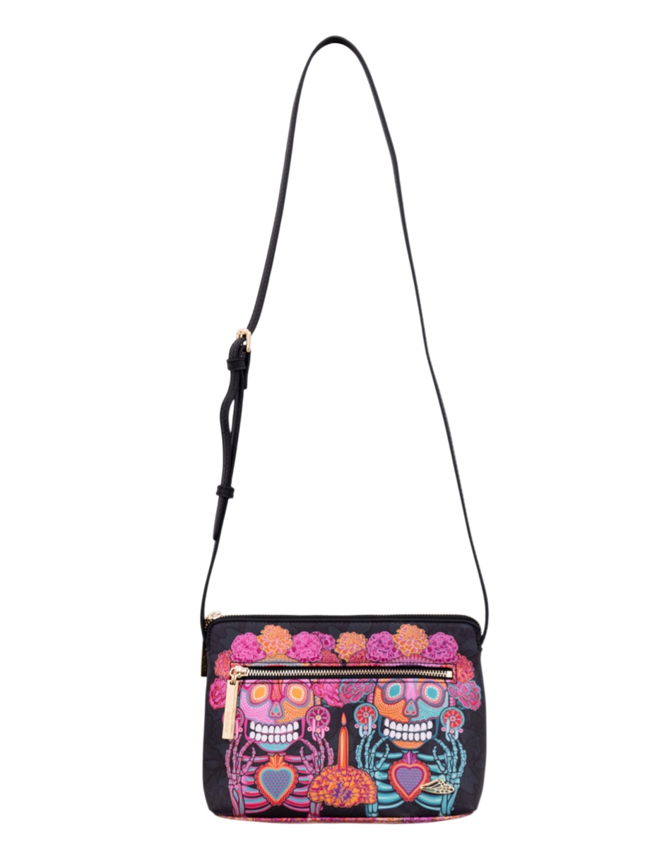 Bolsa crossbody Día Muertos Catrina para mujer Bolsa crossbody Día Muertos Catrina para mujer