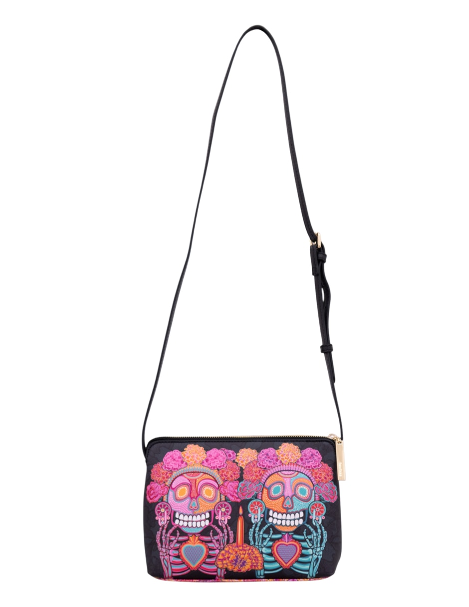 Bolsa crossbody Día Muertos Catrina para mujer 5