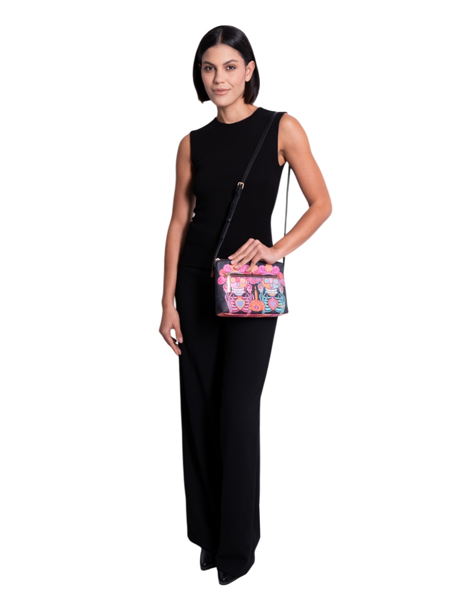 Bolsa crossbody Día Muertos Catrina para mujer