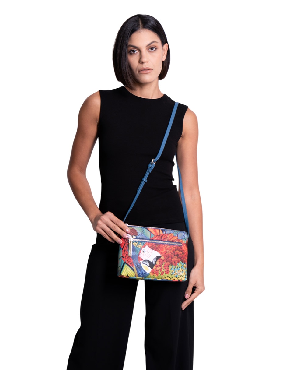 Bolsa crossbody Guacamaya para mujer