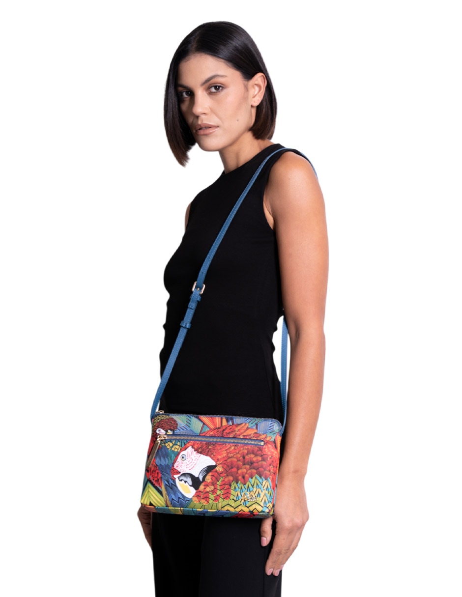 Bolsa crossbody Guacamaya para mujer