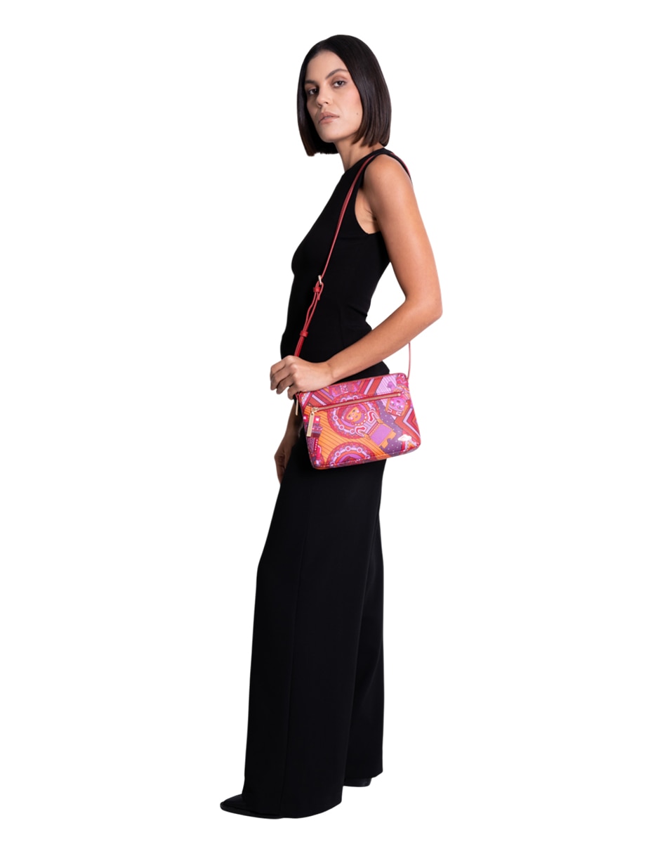 Bolsa crossbody Caritas Sonrientes De Veracruz para mujer