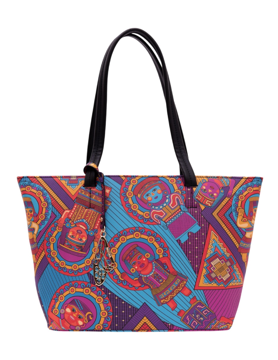 Bolsa tote Caritas Sonrientes De Veracruz para mujer