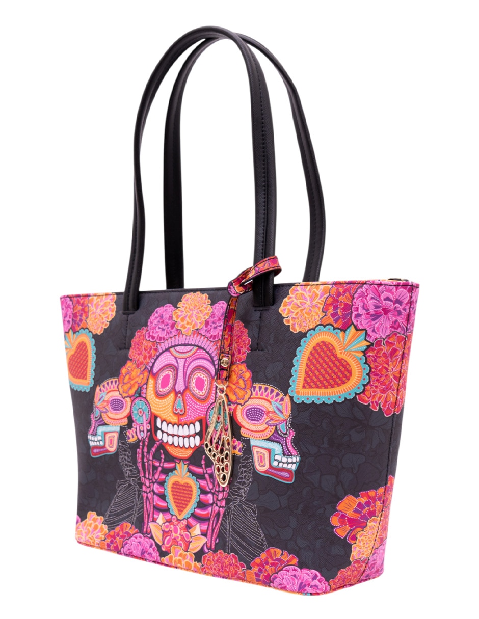 Bolsa tote Día Muertos Catrina para mujer 6