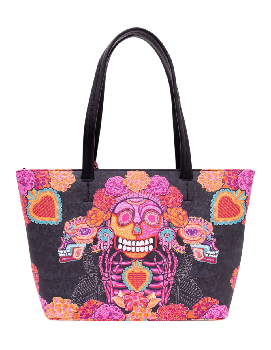 Bolsa tote Día Muertos Catrina para mujer 5