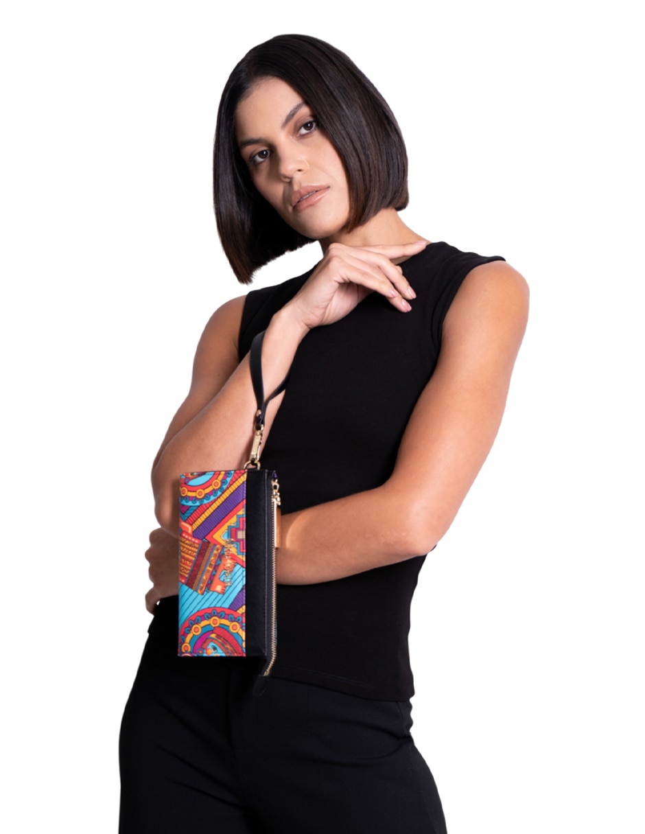 Bolsa wristlet Caritas Sonrientes De Veracruz para mujer