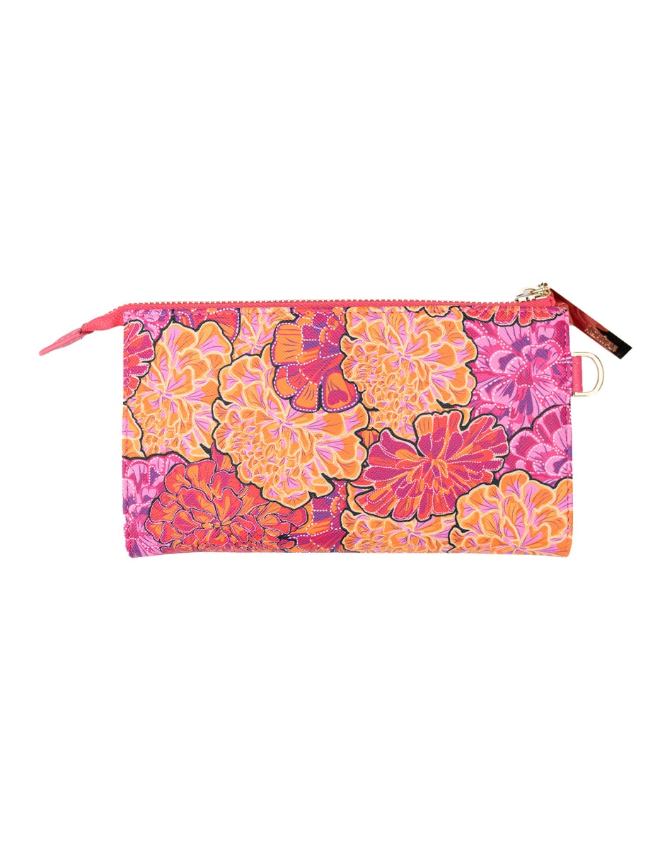 Bolsa wristlet Cempasúchil para mujer 5