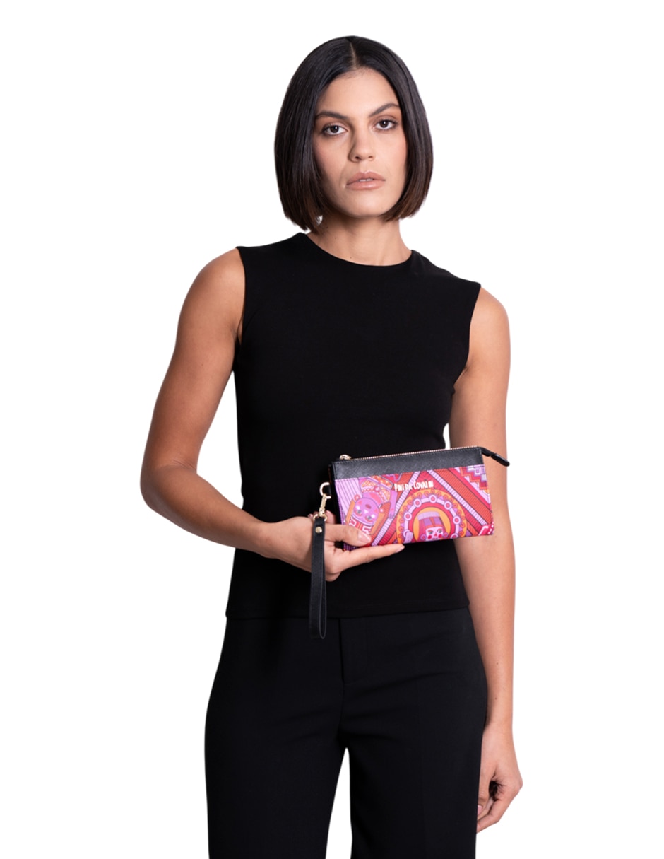Bolsa wristlet Caritas Sonrientes De Veracruz para mujer