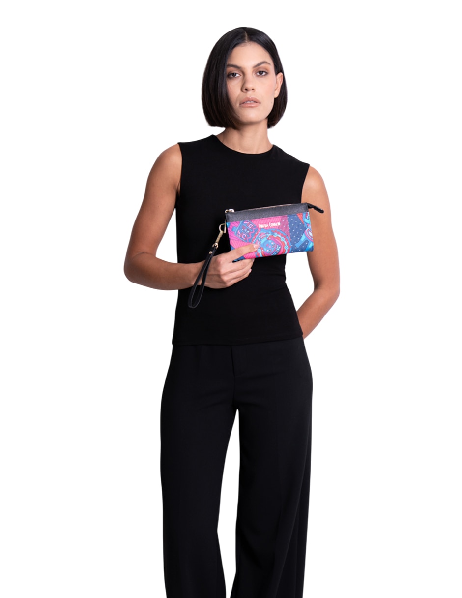 Bolsa wristlet Caritas Sonrientes De Veracruz para mujer