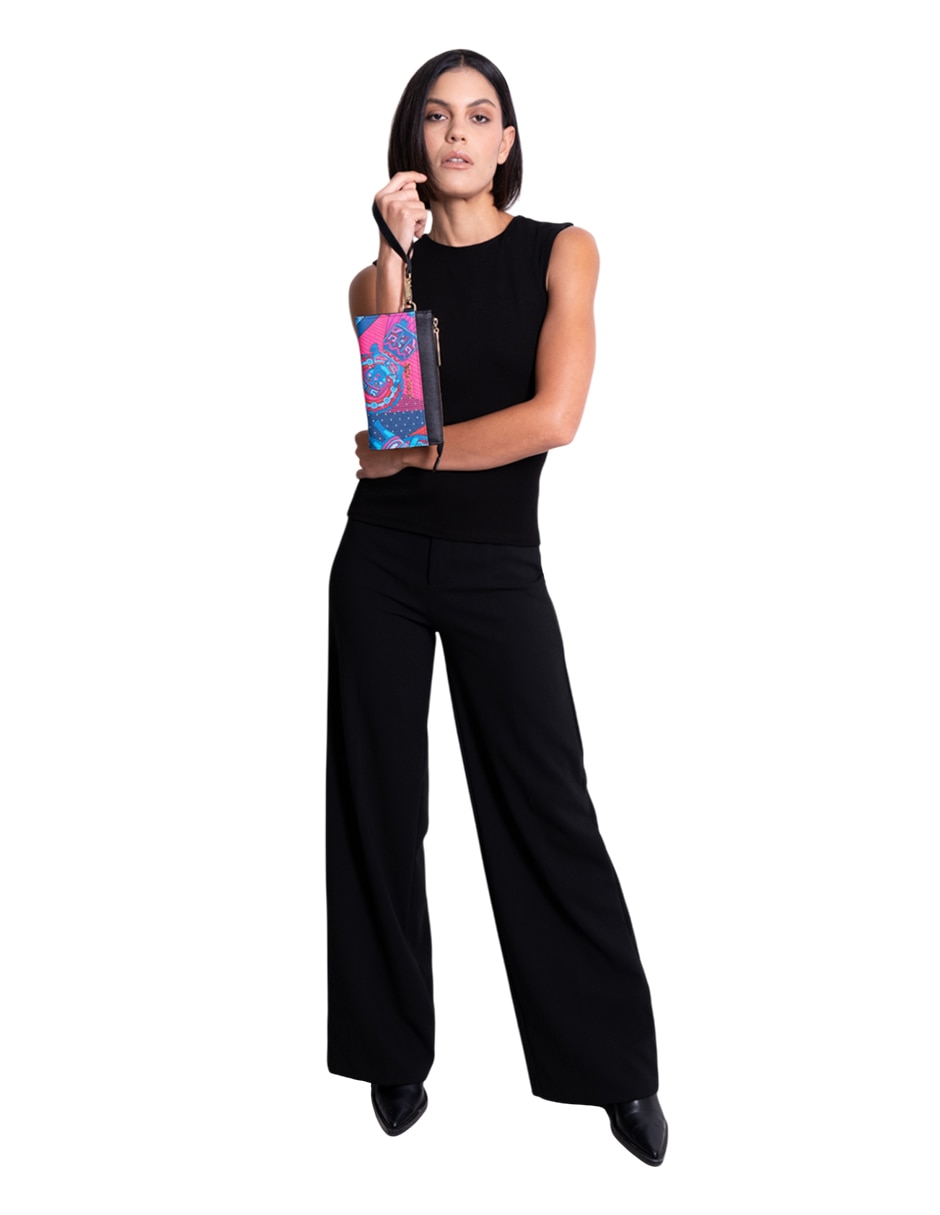 Bolsa wristlet Caritas Sonrientes De Veracruz para mujer 6