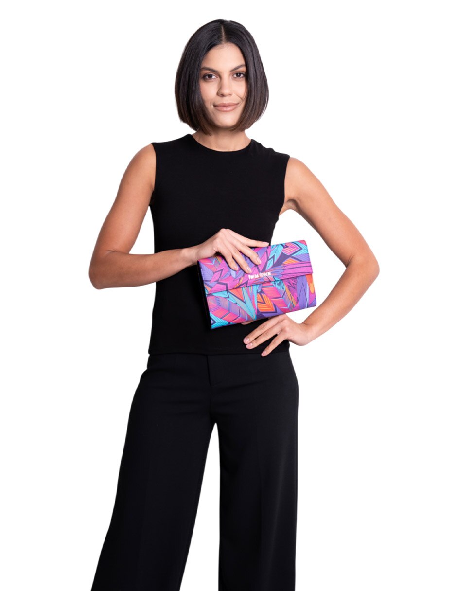 Bolsa clutch Guacamaya para mujer