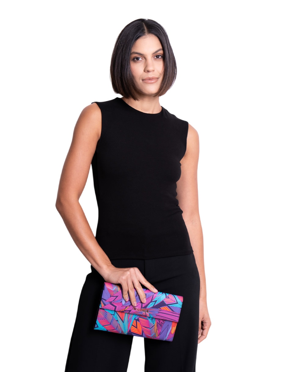 Bolsa clutch Guacamaya para mujer