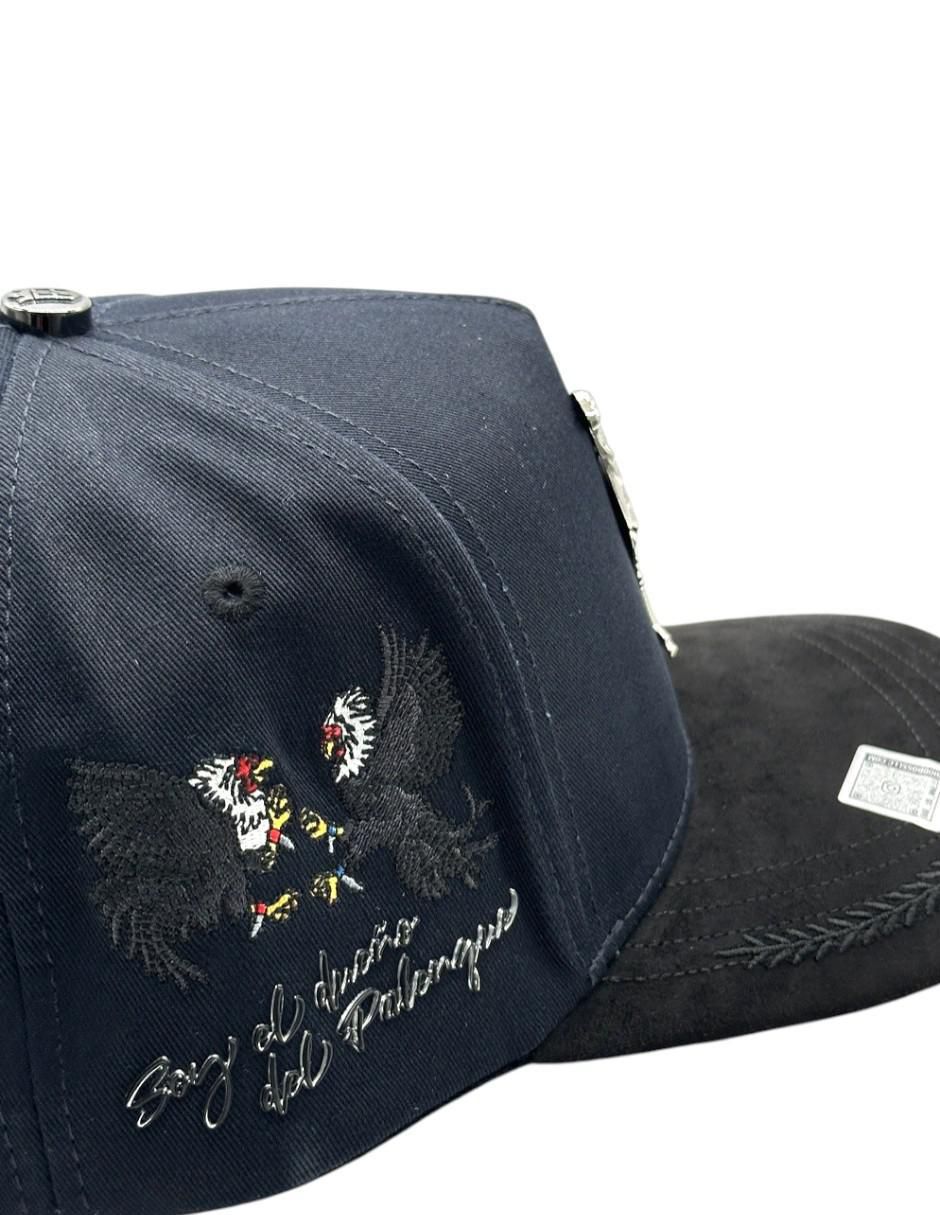 Gorra visera curva snapback casual Gallo Navy Derby para hombre