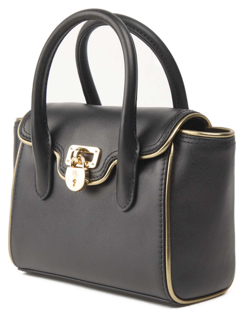 Bolsa satchel de piel para mujer 5