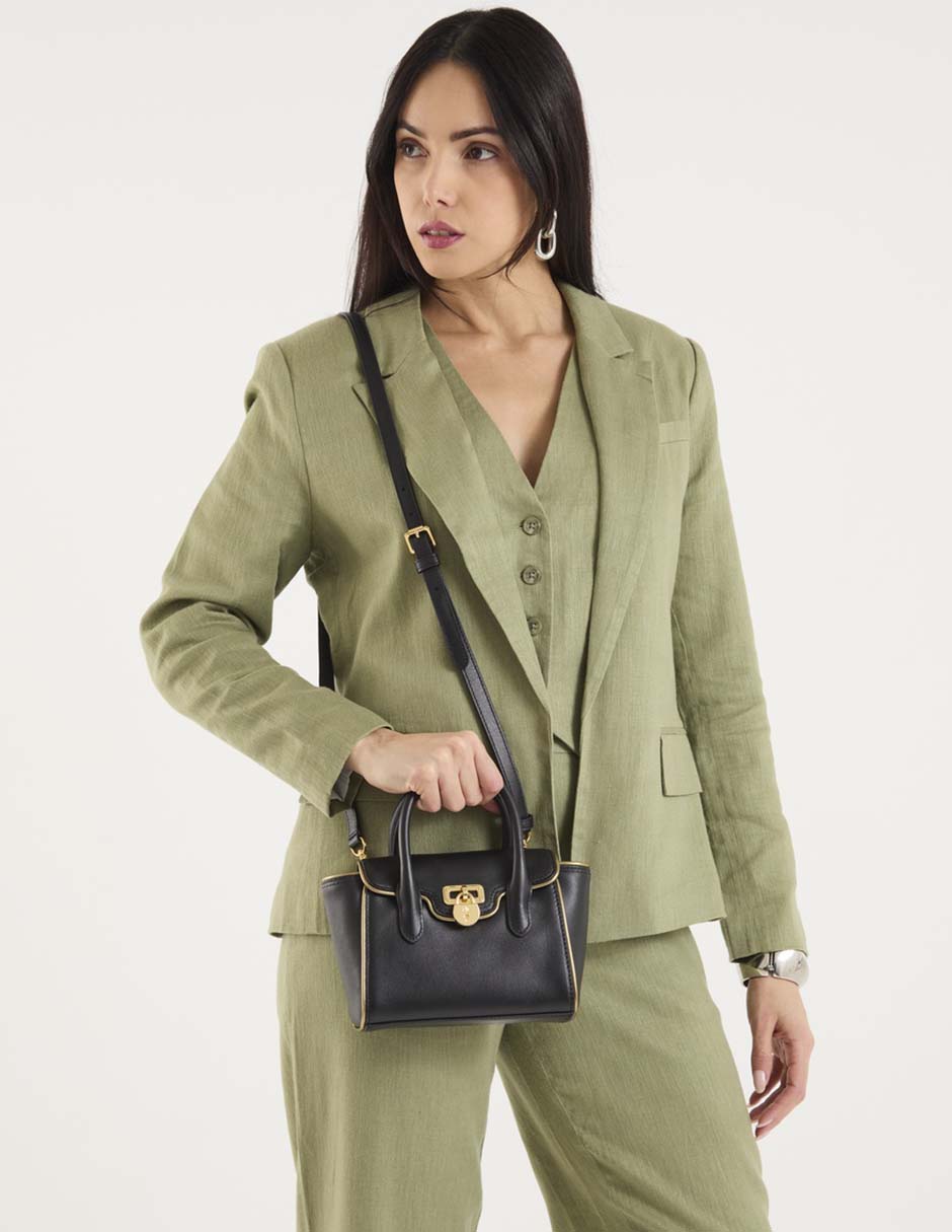 Bolsa satchel de piel para mujer 2