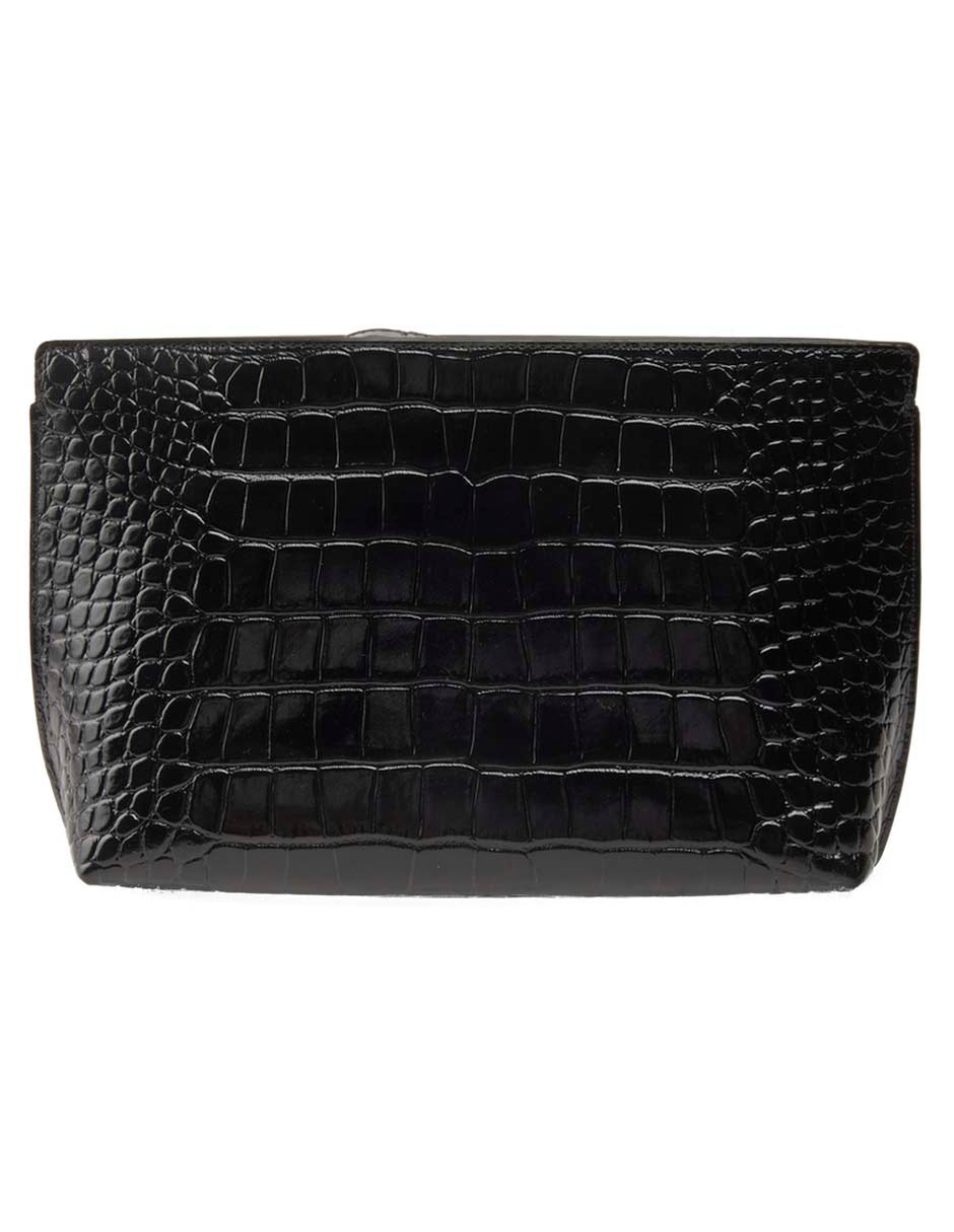 Bolsa wristlet de piel para mujer 4
