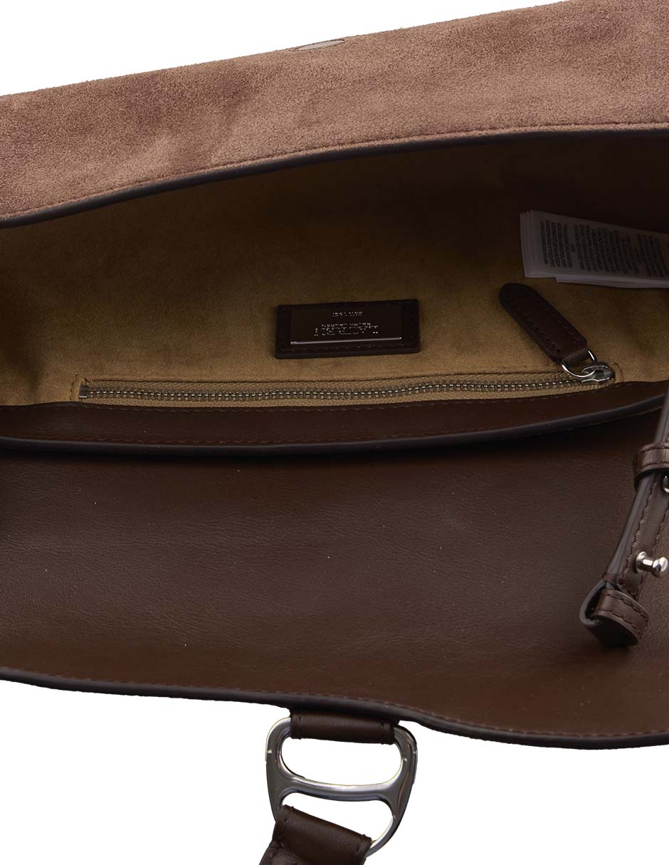 Bolsa crossbody de piel para mujer
