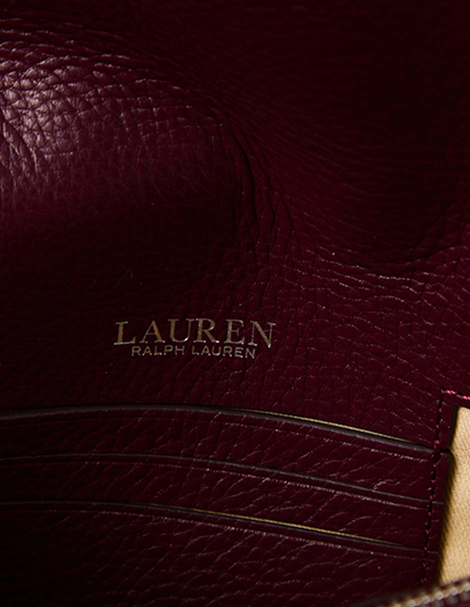 Bolsa crossbody Lauren Ralph Lauren de piel para mujer