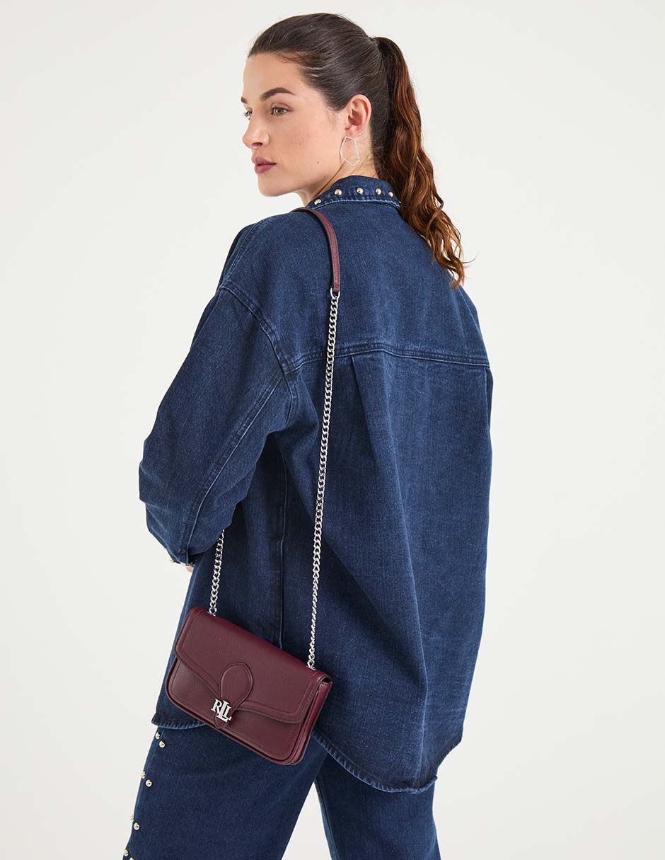 Bolsa crossbody Lauren Ralph Lauren de piel para mujer