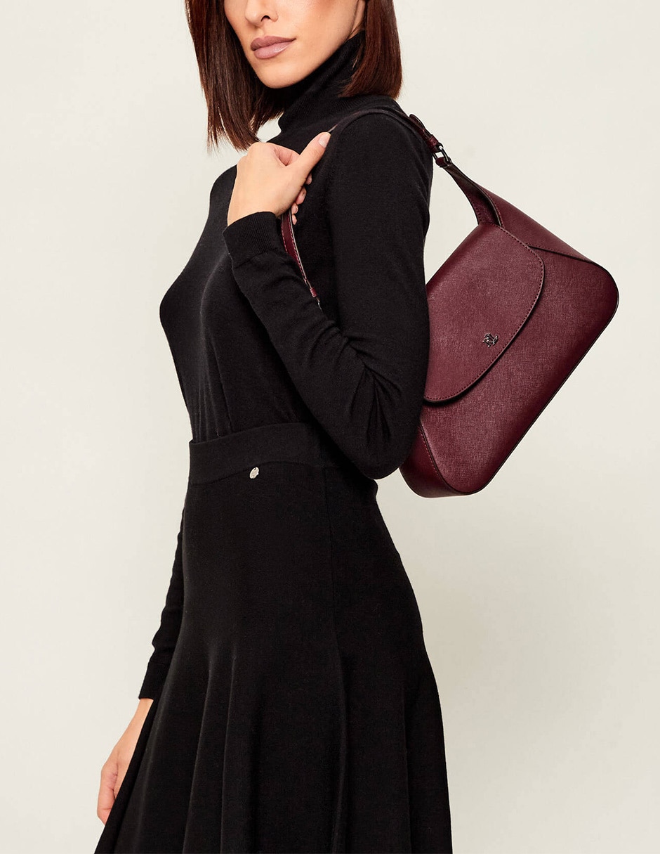 Bolsa shoulder de piel para mujer