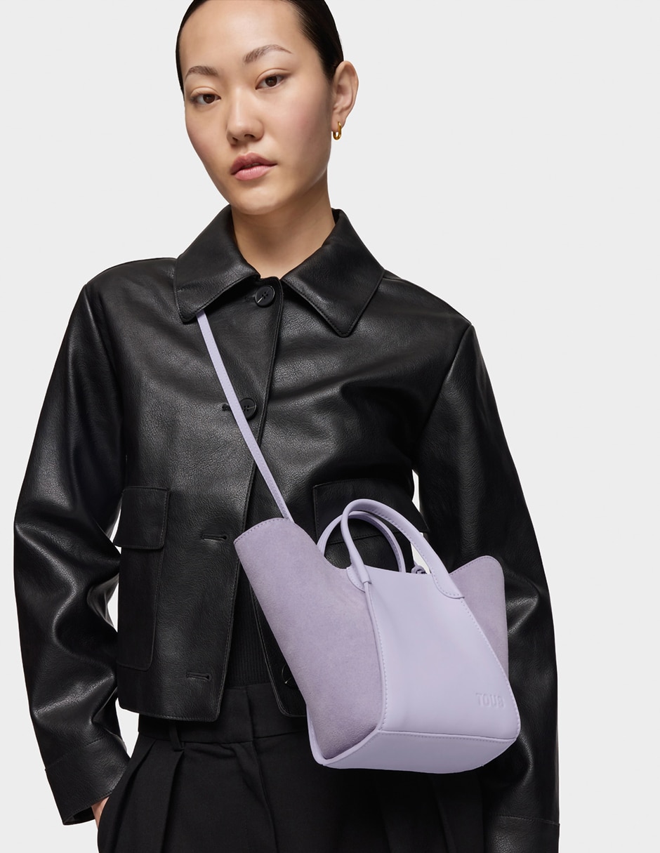 Bolsa satchel Tulip de piel para mujer