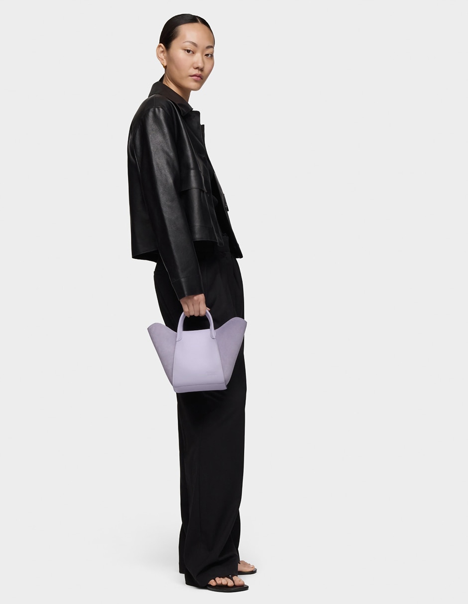 Bolsa satchel Tous Tulip de piel para mujer 7