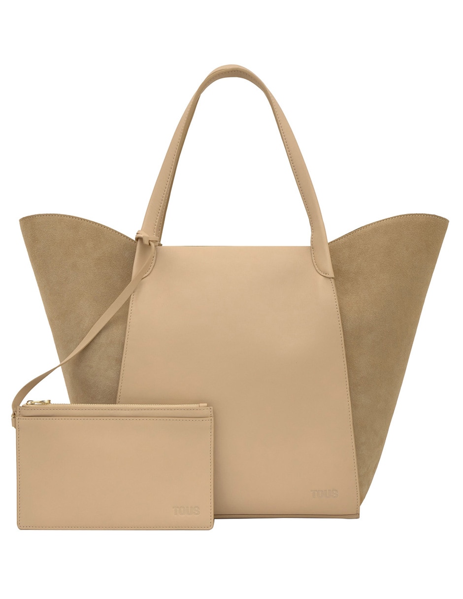 Bolsa shoulder Tous Tulip de piel para mujer