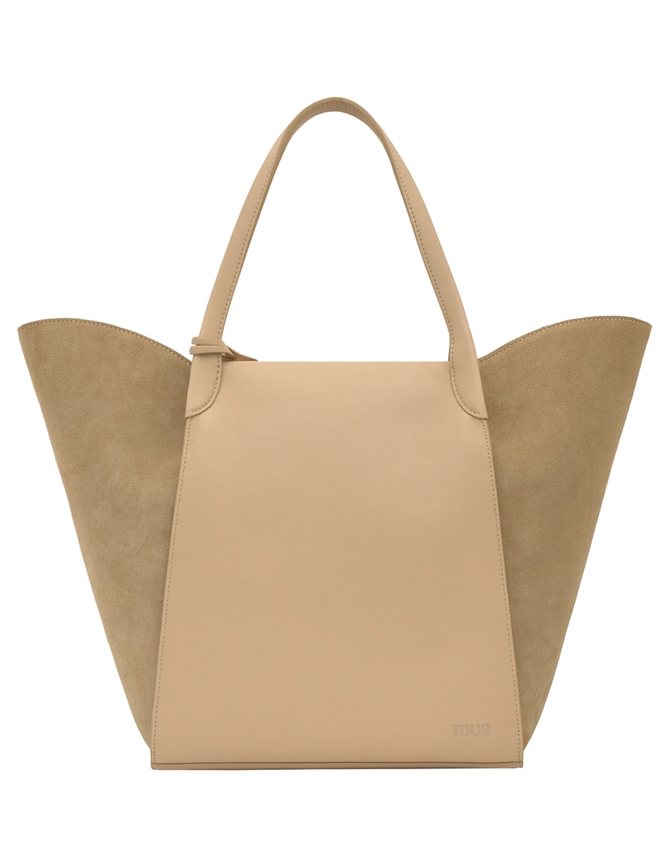 Bolsa shoulder Tous Tulip de piel para mujer