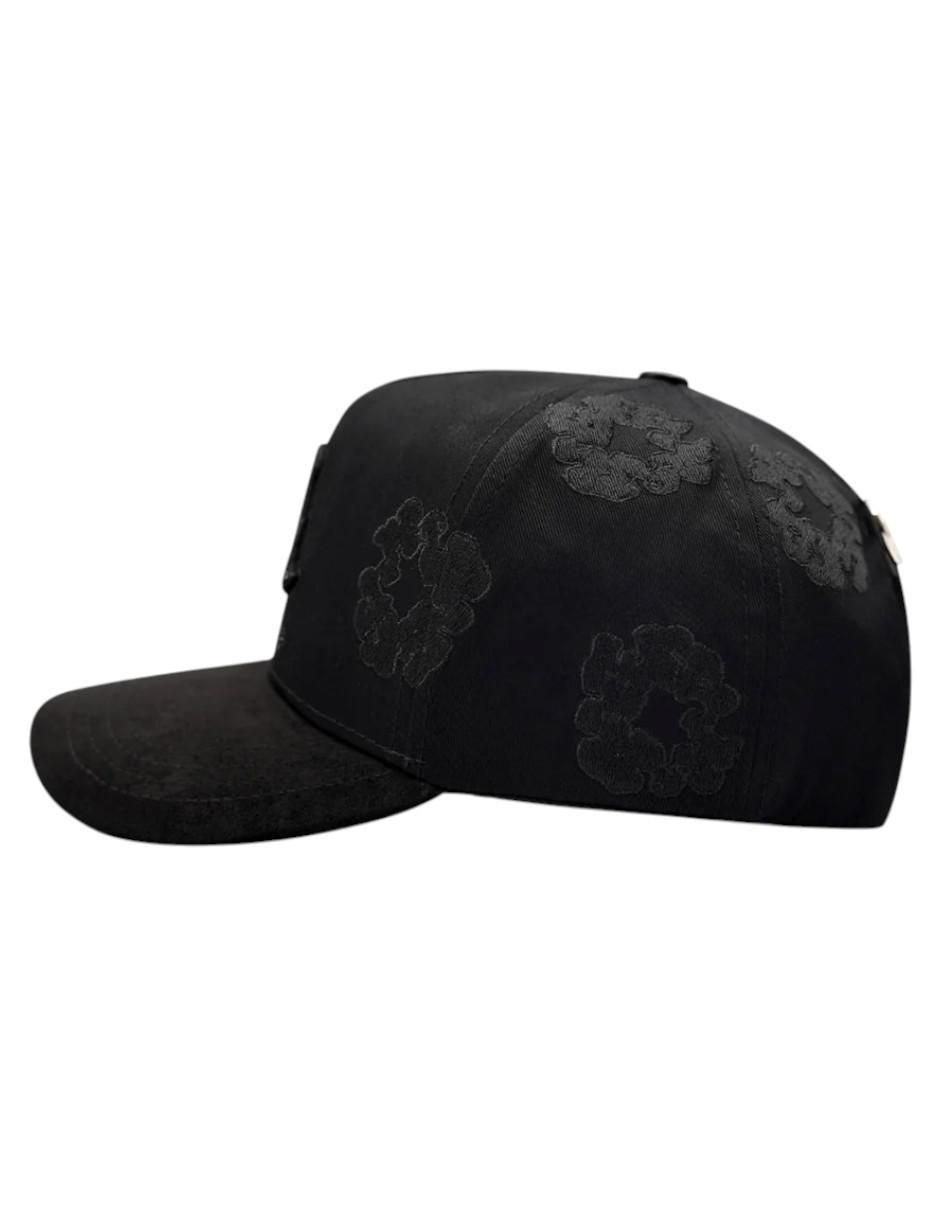 Gorra visera curva snapback casual Big Boss LA Nubes Black para hombre