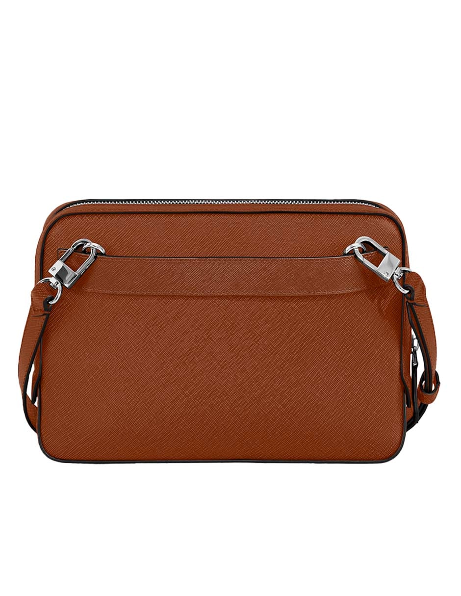 Bolsa crossbody de piel unisex