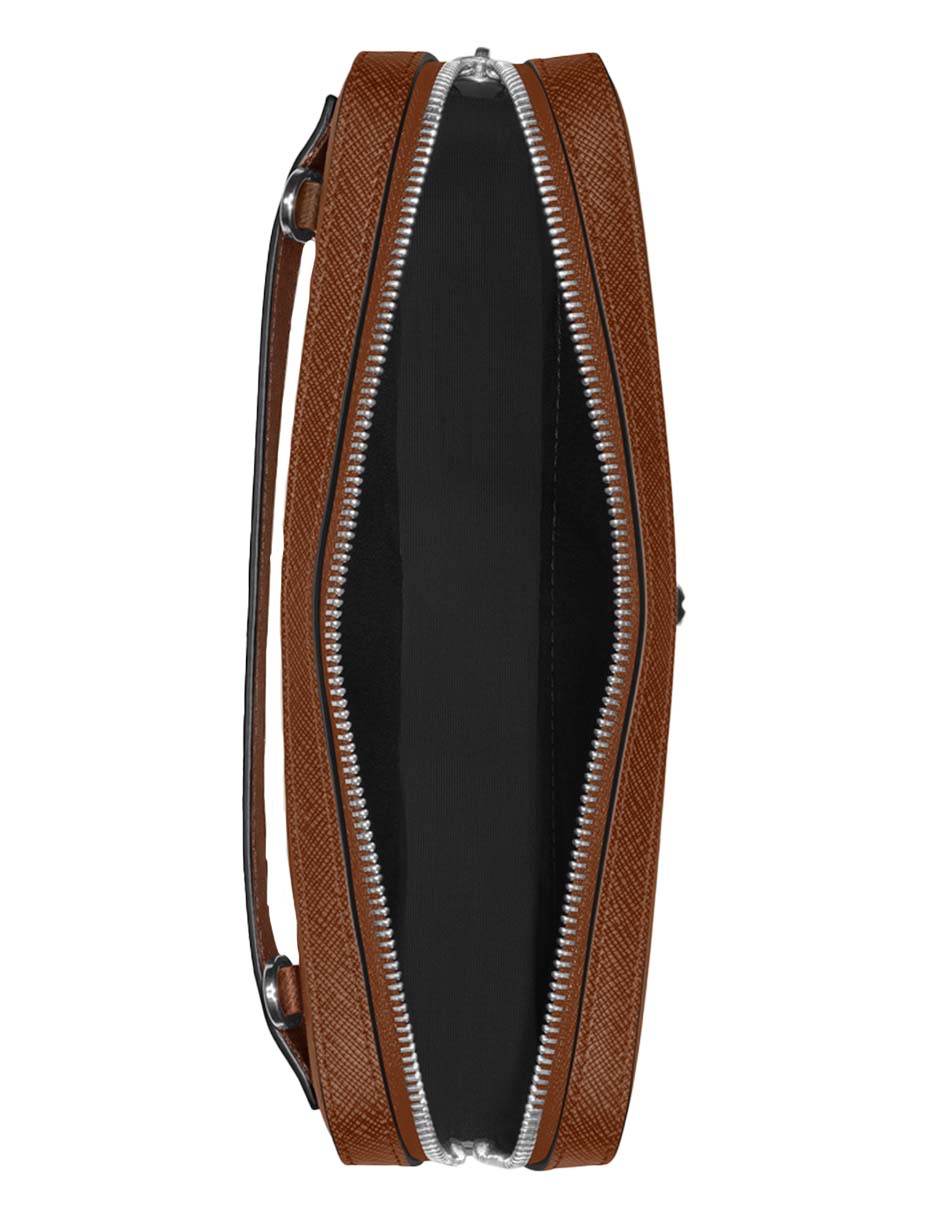 Bolsa crossbody de piel unisex