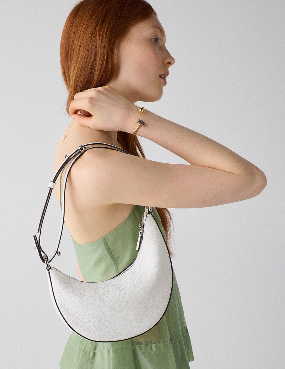 Bolsa bandolera de cuero para mujer 8