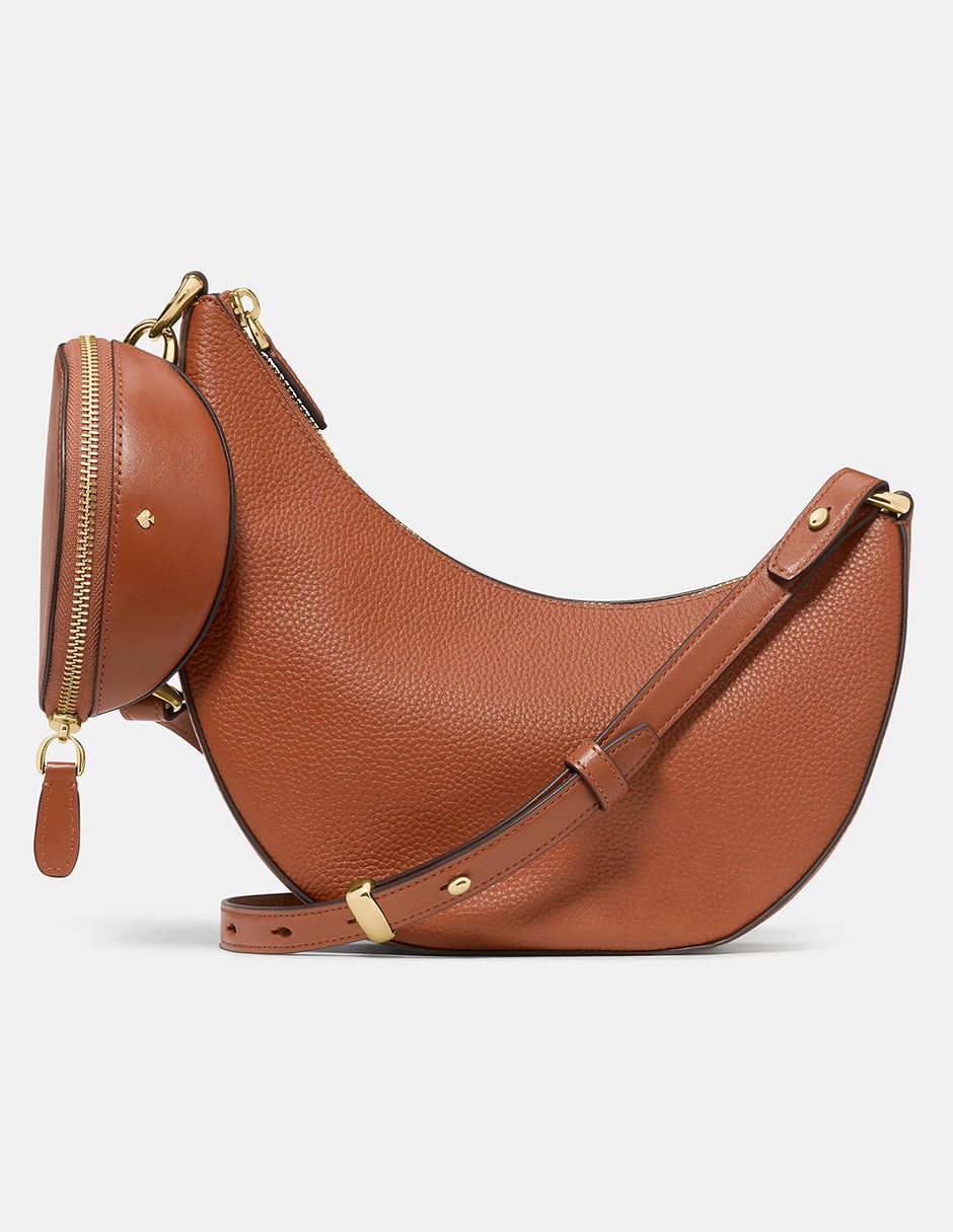 Bolsa crossbody de piel para mujer