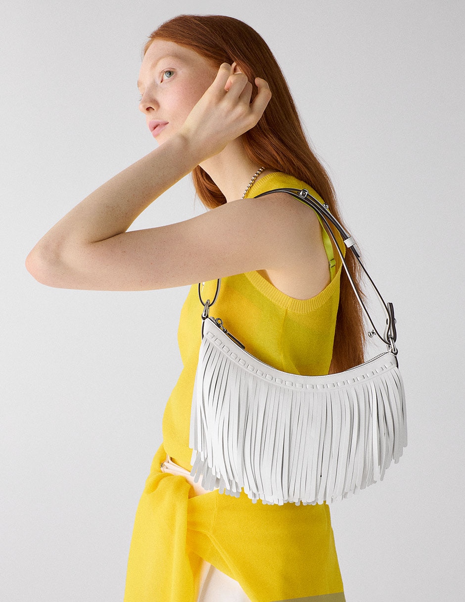 Bolsa crossbody de piel para mujer 8