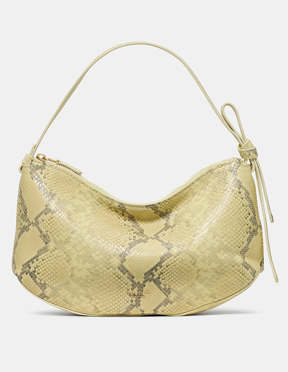 Bolsa shoulder loop de cuero para mujer