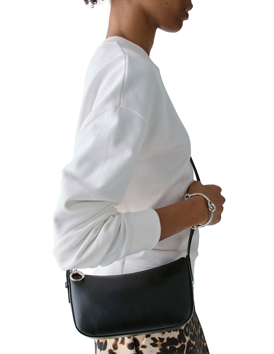 Bolsa crossbody Halo de piel para mujer