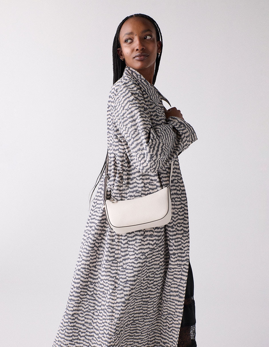 Bolsa crossbody Halo de piel para mujer