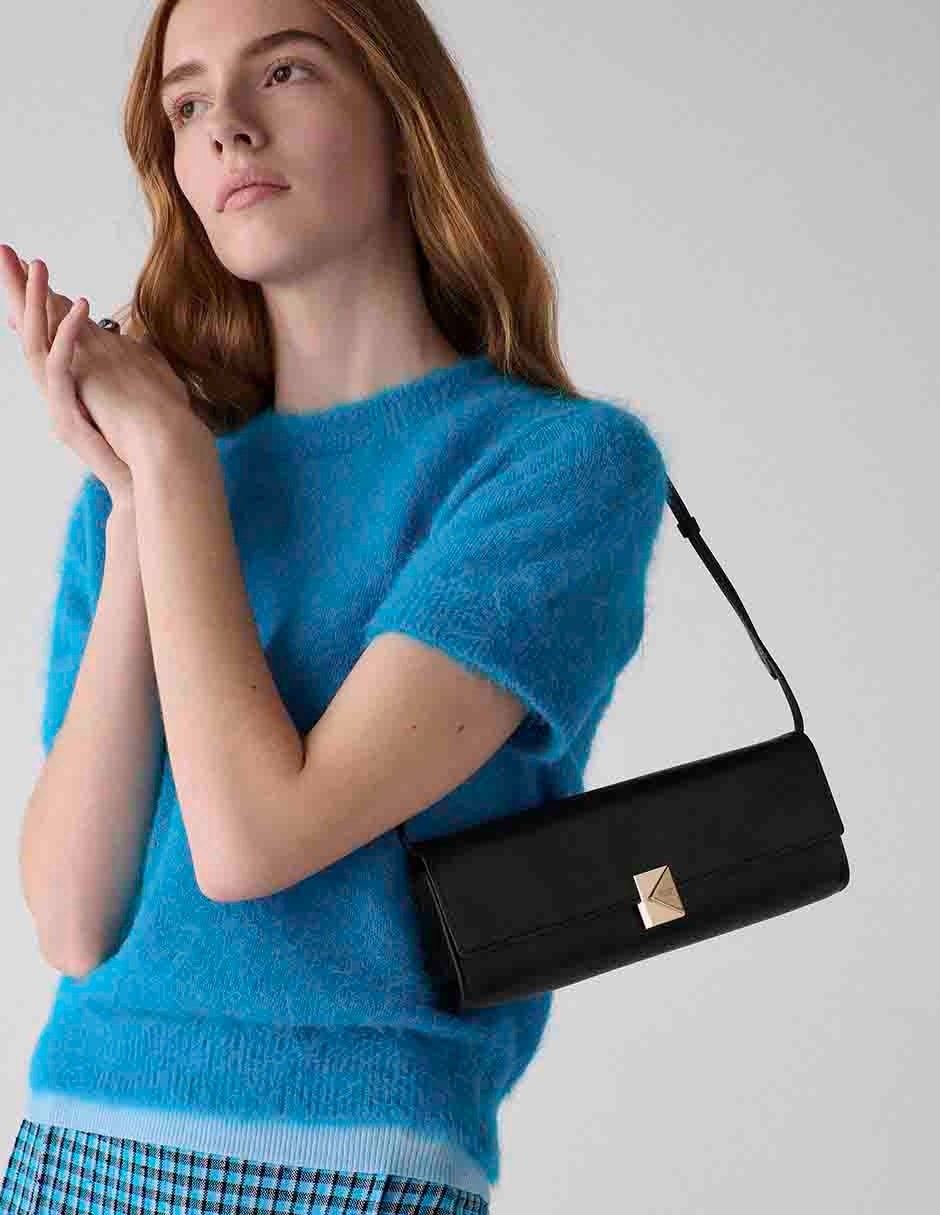 Bolsa shoulder de cuero para mujer