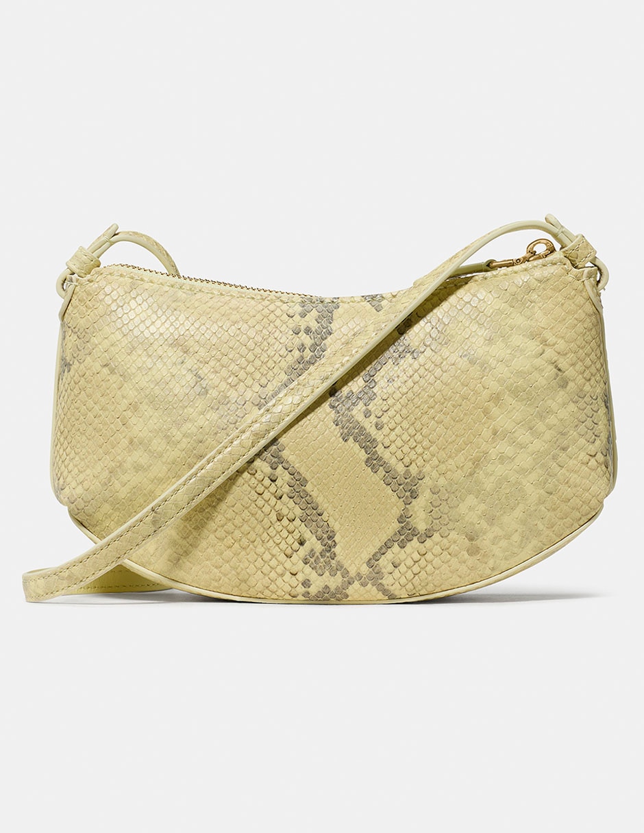 Bolsa crossbody de cuero para mujer