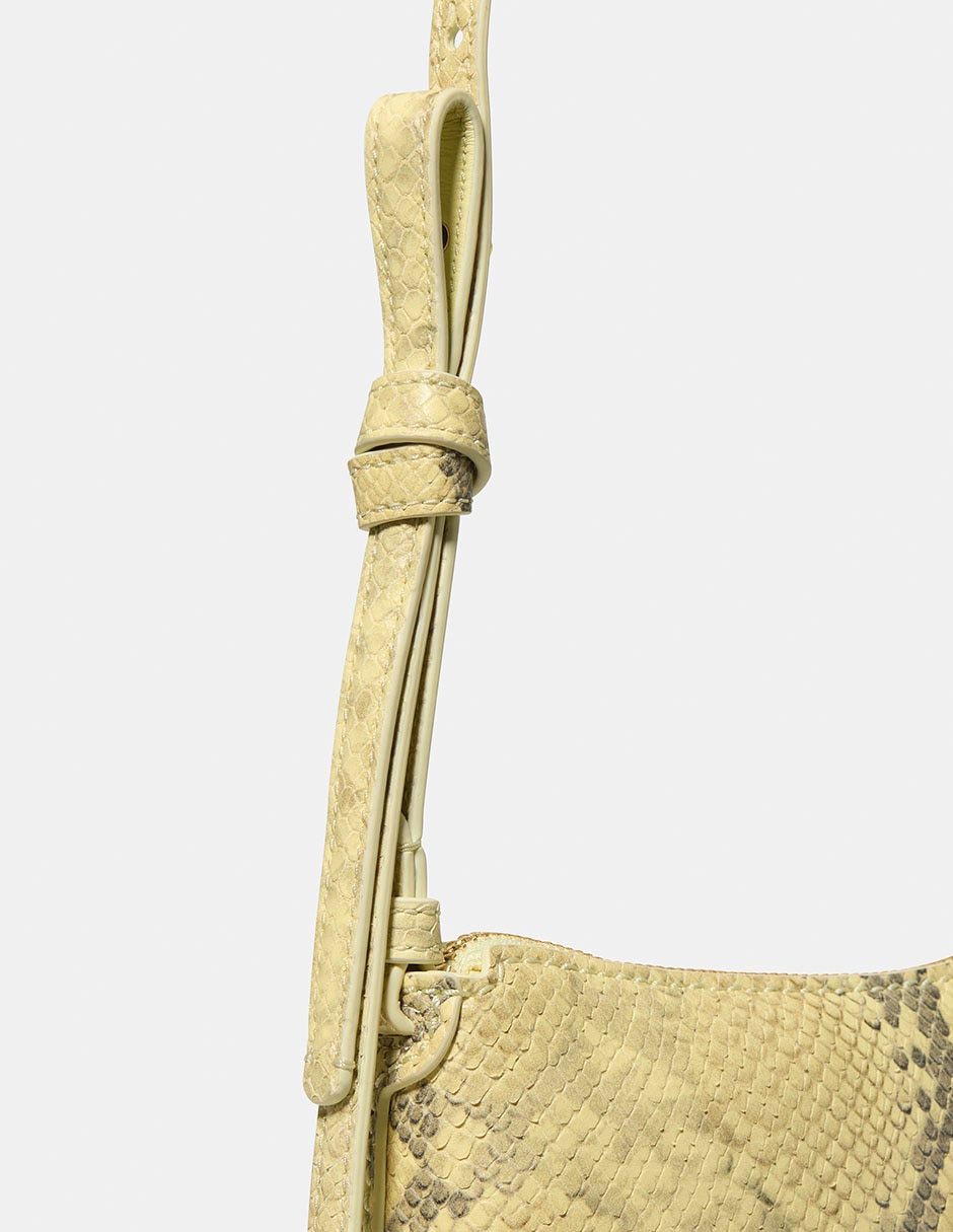 Bolsa crossbody de cuero para mujer