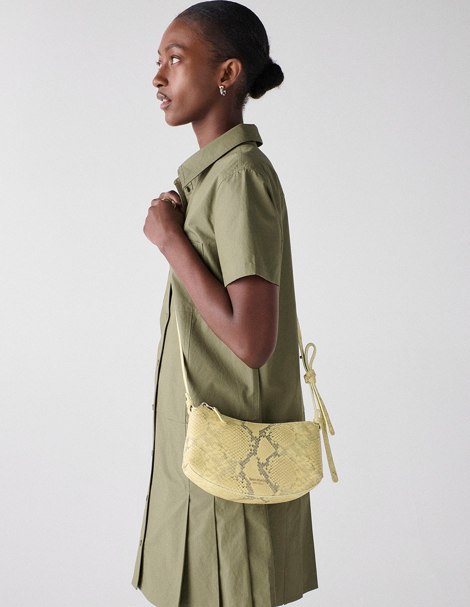 Bolsa crossbody de cuero para mujer 6