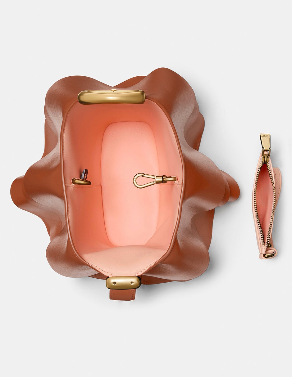 Bolsa crossbody Halo de piel para mujer