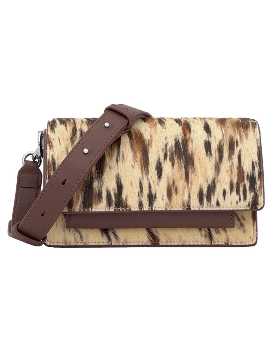 Bolsa bandolera Audree Wild de piel para mujer