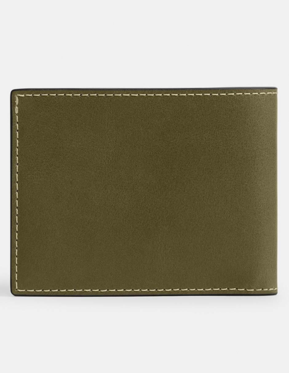 Cartera Coach Natural Grain Leather para hombre