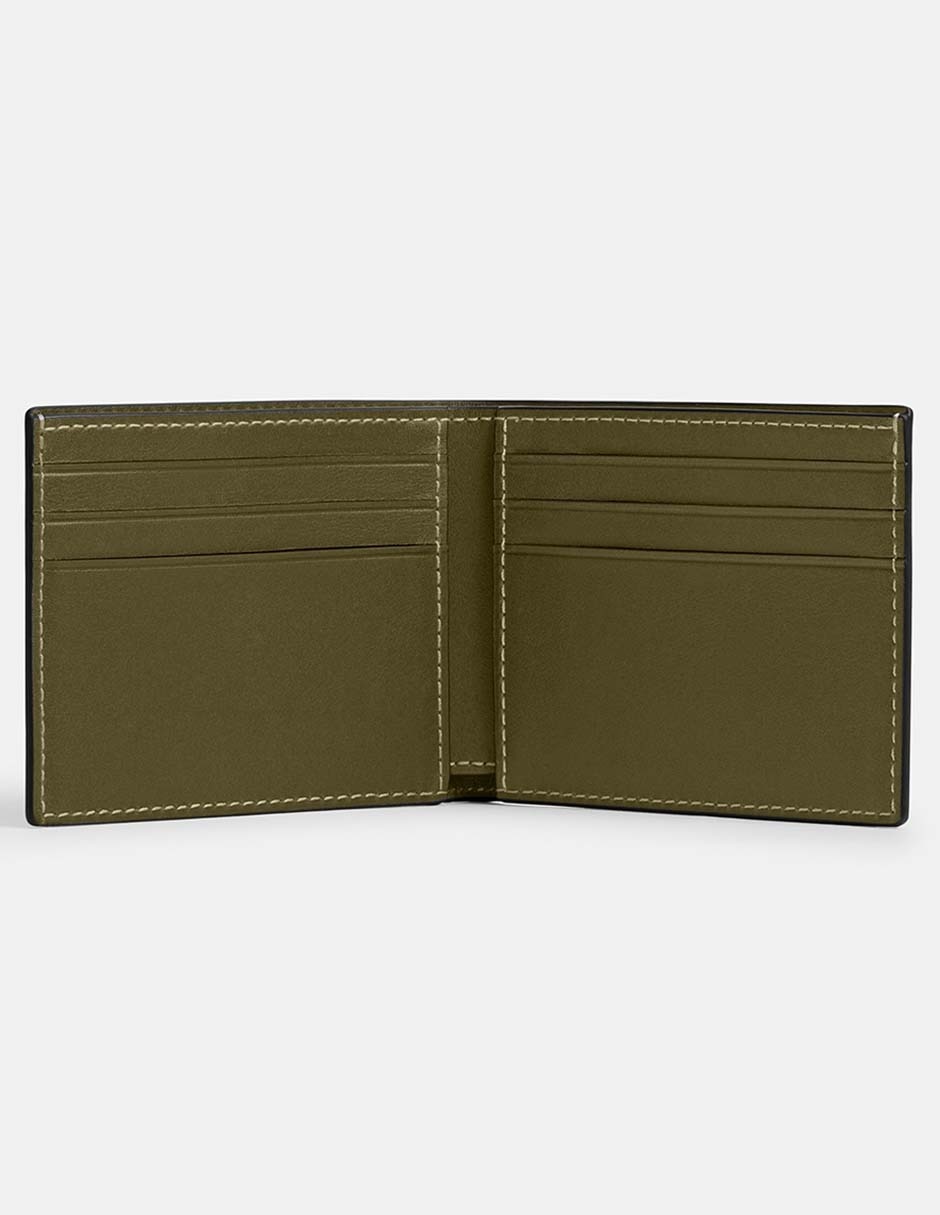 Cartera Natural Grain Leather para hombre