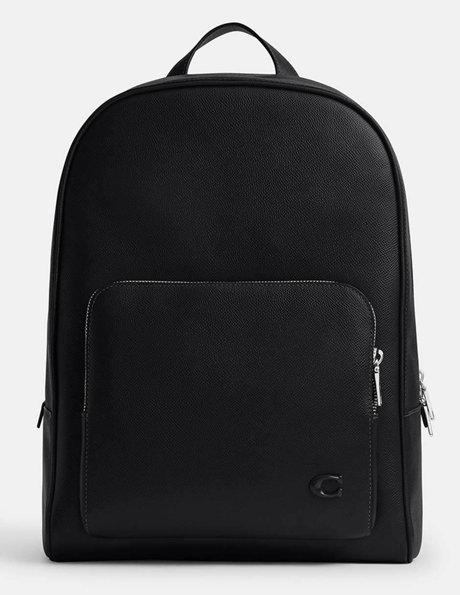Mochila casual Coach Crossgrain Texture Leather para hombre