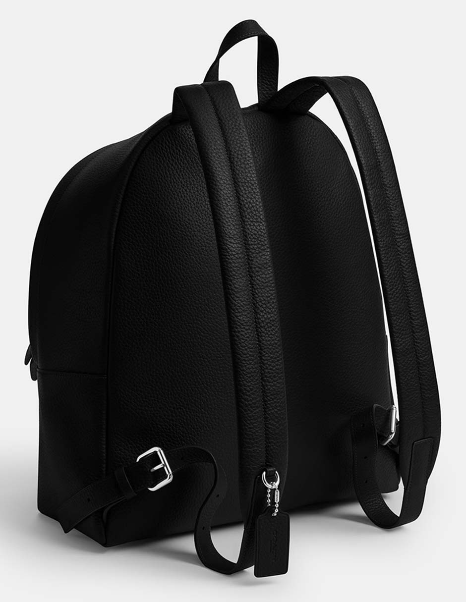 Mochila casual Coach Refined Pebble Leather para hombre